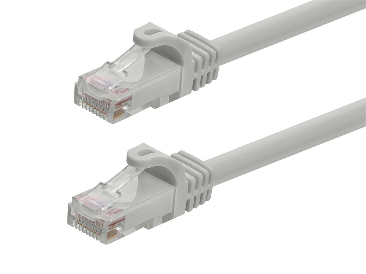 Monoprice FLEXboot Series 14′ 24AWG Cat6 UTP Ethernet Network Cable Gray 109800