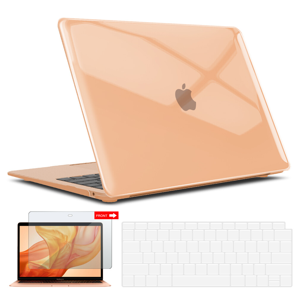 IBENZER MacBook Air 13″ Case M1 A2337 A2179 A1932, Keyboard Cover + Screen Film
