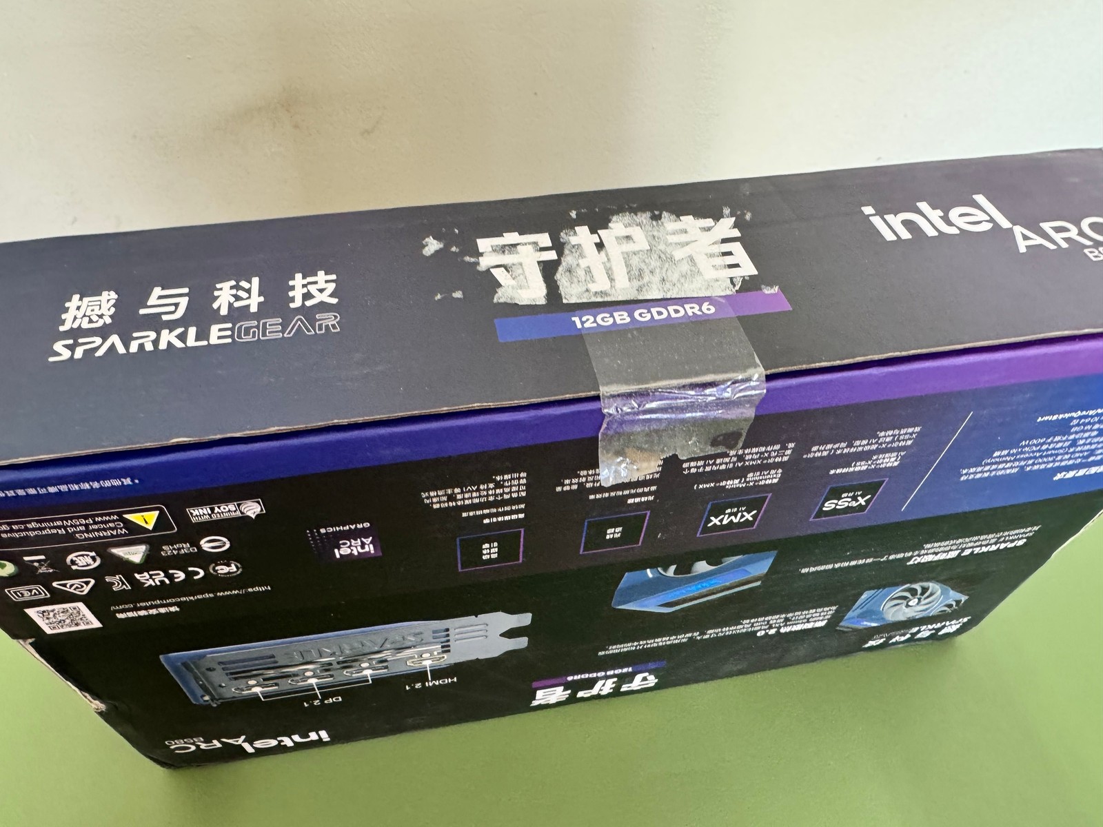 SPARKLE Intel Arc B580 GUARDIAN 12GB GDDR6 Graphics Card SB580G-12G