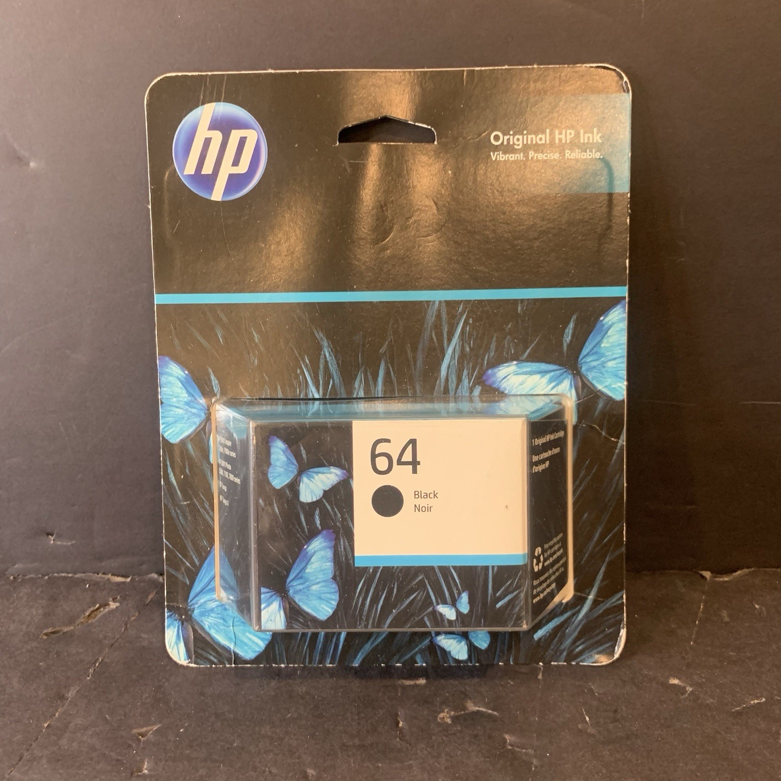 HP 64 Black Original Ink Cartridge (N9J90AN) Brand New Exp 01/2024