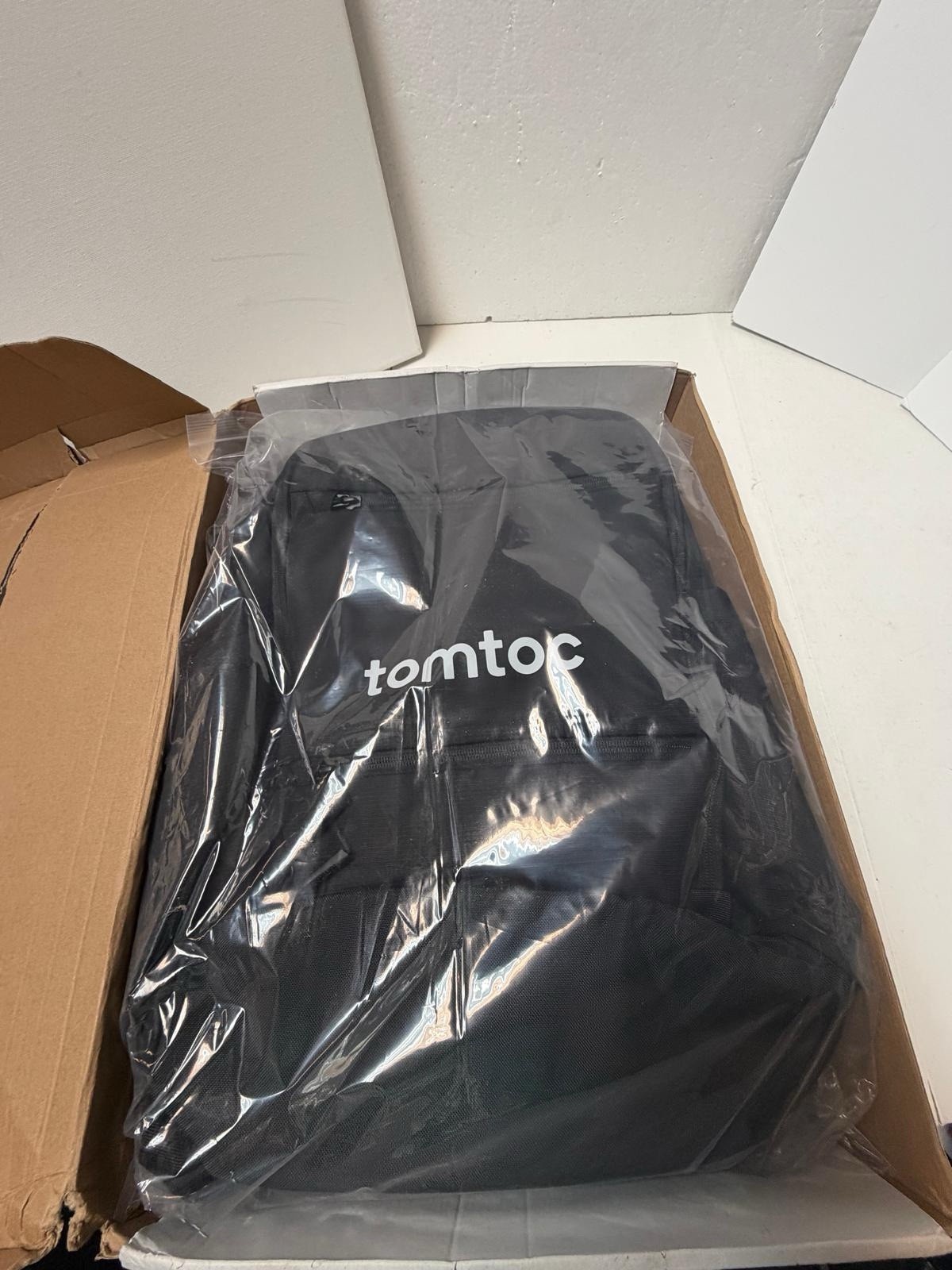 TOMTOC – Water-Resistant Laptop Backpack for Laptops, Travel Ready