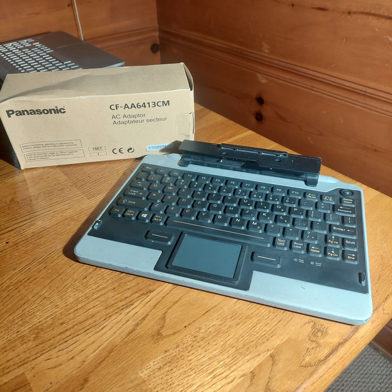 iKey Keyboard For Panasonic FZ-G1 Touchpad Tablet IK-PAN-FZG1-C1-V5 w/ adapter!