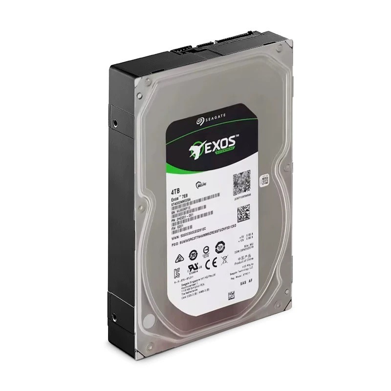 for Seagate Exos 7E8 ST4000NM005A 4TB 256MB 7.2K 12Gb 3.5″ 512n SAS Hard Drive
