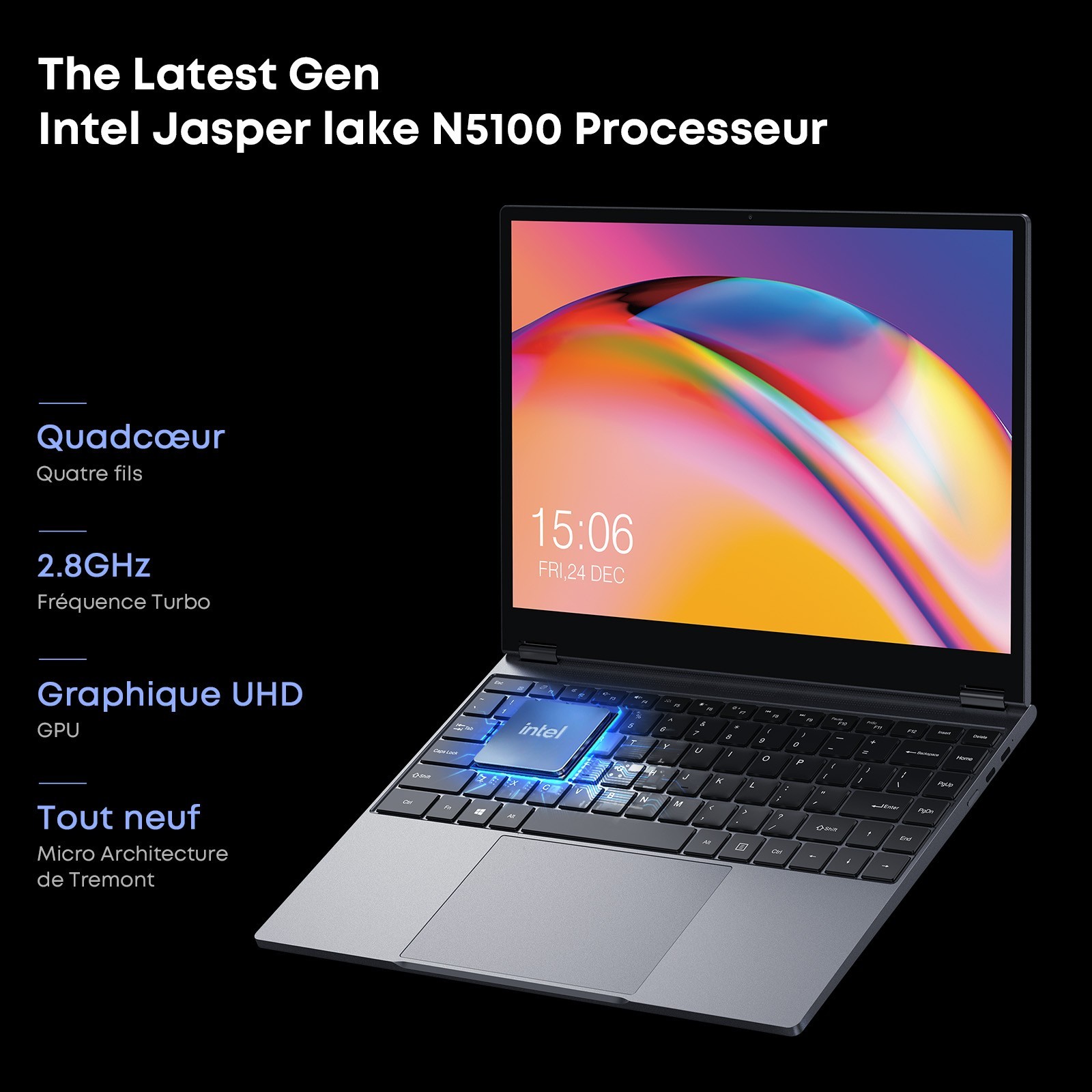 CHUWI FreeBook 13.5″ Touchscreen Laptop Intel N5100 12GB RAM 512GB SSD Win 11