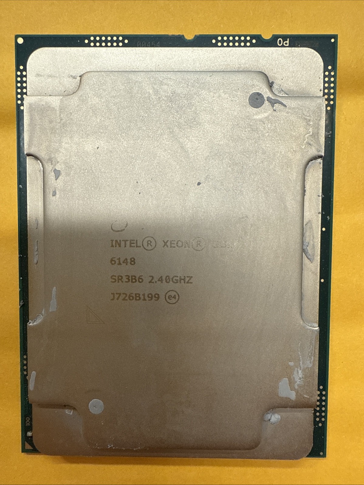 SR3B6 INTEL XEON PROCESSOR GOLD 6148 20 CORE 2.40GHZ 27.5MB 150W CPU