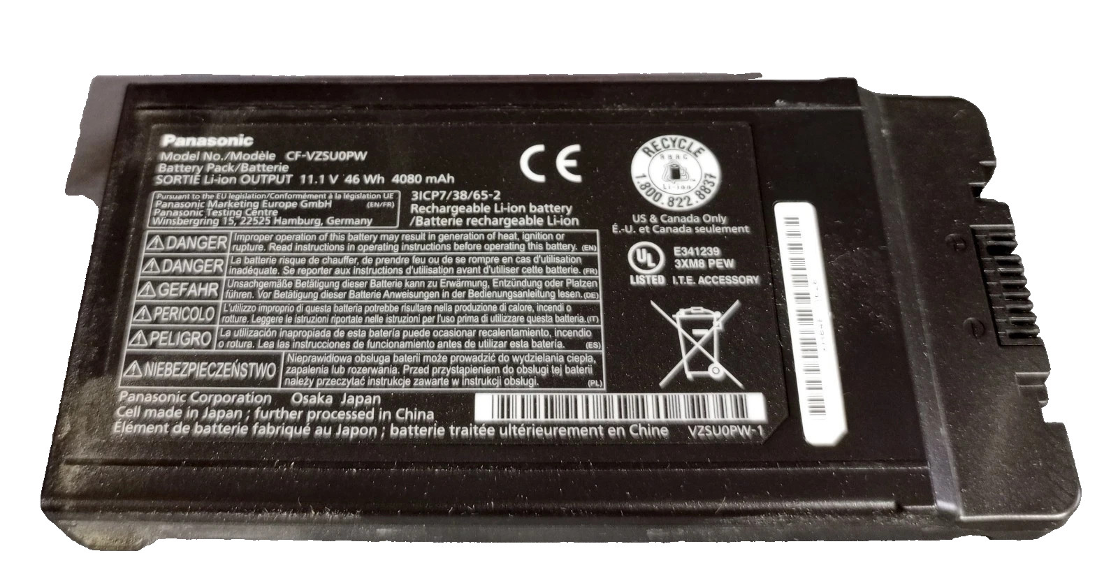 OEM CF-VZSU0PW Battery 46Wh for Panasonic CF-VZSU0LW CF-VZSU0KW Toughbook CF-54