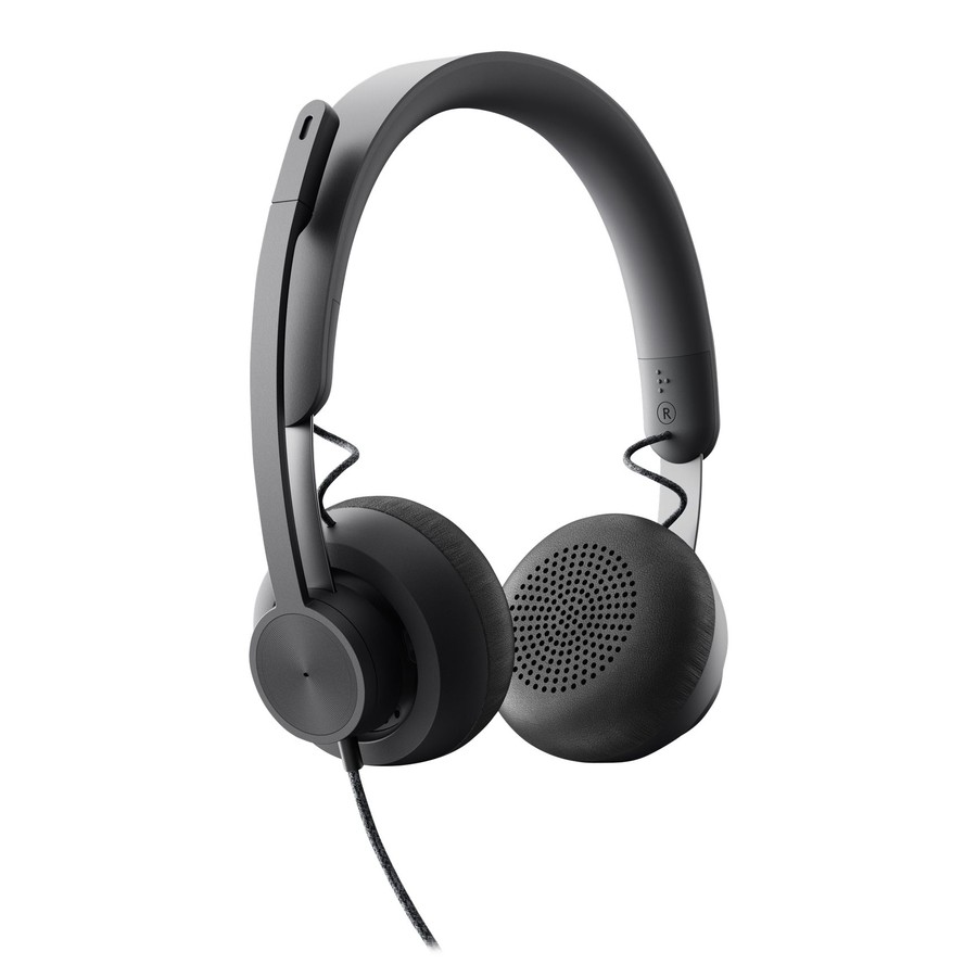 Logitech 981-000876 Zone Headset – Stereo – Over-the-head – USB Type C