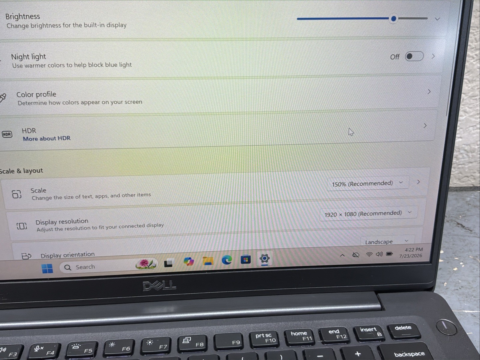Dell Latitude 7400 i7-8665U@1.9GHZ 16GB Ram 256GB Ssd WIN11H