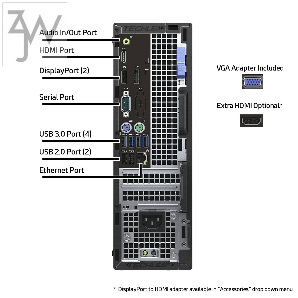 Dell Desktop Computer PC i7 up to 64GB RAM 4TB SSD 24″ LCD Windows 11 or 10 WIFI