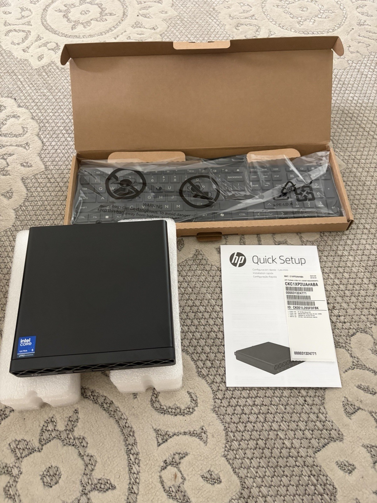 HP ProDesk 4 Mini G1i MiniPC | CoreUltra 5 235T | 16GB RAM | 256GB SSD | W11 Pro