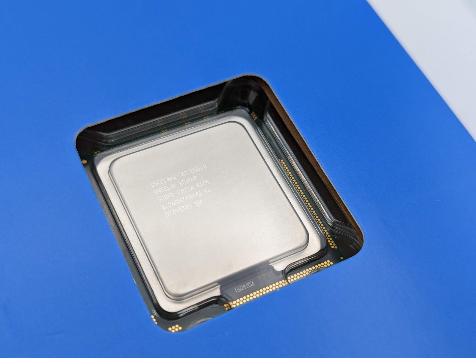 INTEL XEON QUAD CORE PROCESSOR E5520 2.26GHZ 8MB SMART CACHE 5.86GT/S CPU SLBFD