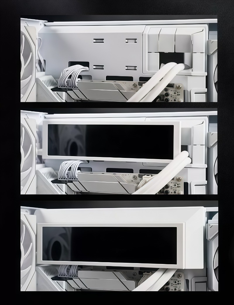 Lian Li O11 Vision Compact Gaming PC Desktop Chassis Brand White and Black Lot