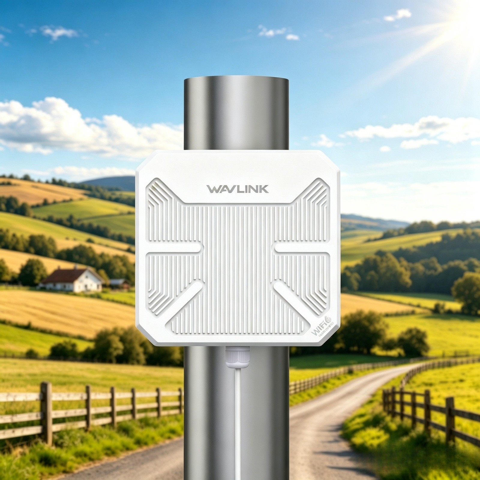 WAVLINK Outdoor WiFi 6 Booster Extender Long Range AX3000 4x 12dBi Antennas PoE