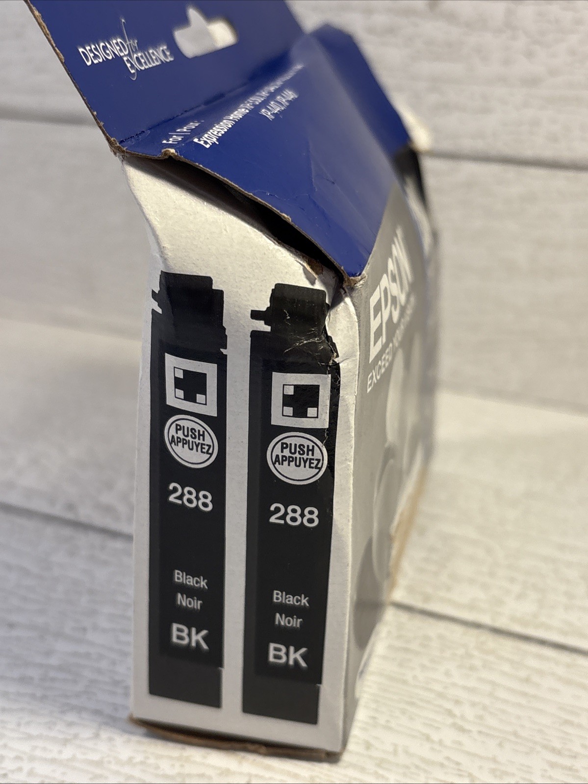 2- Epson 288 DuraBrite Black Ink Cartridges, Pack Of 2, T288120 PAST DATE