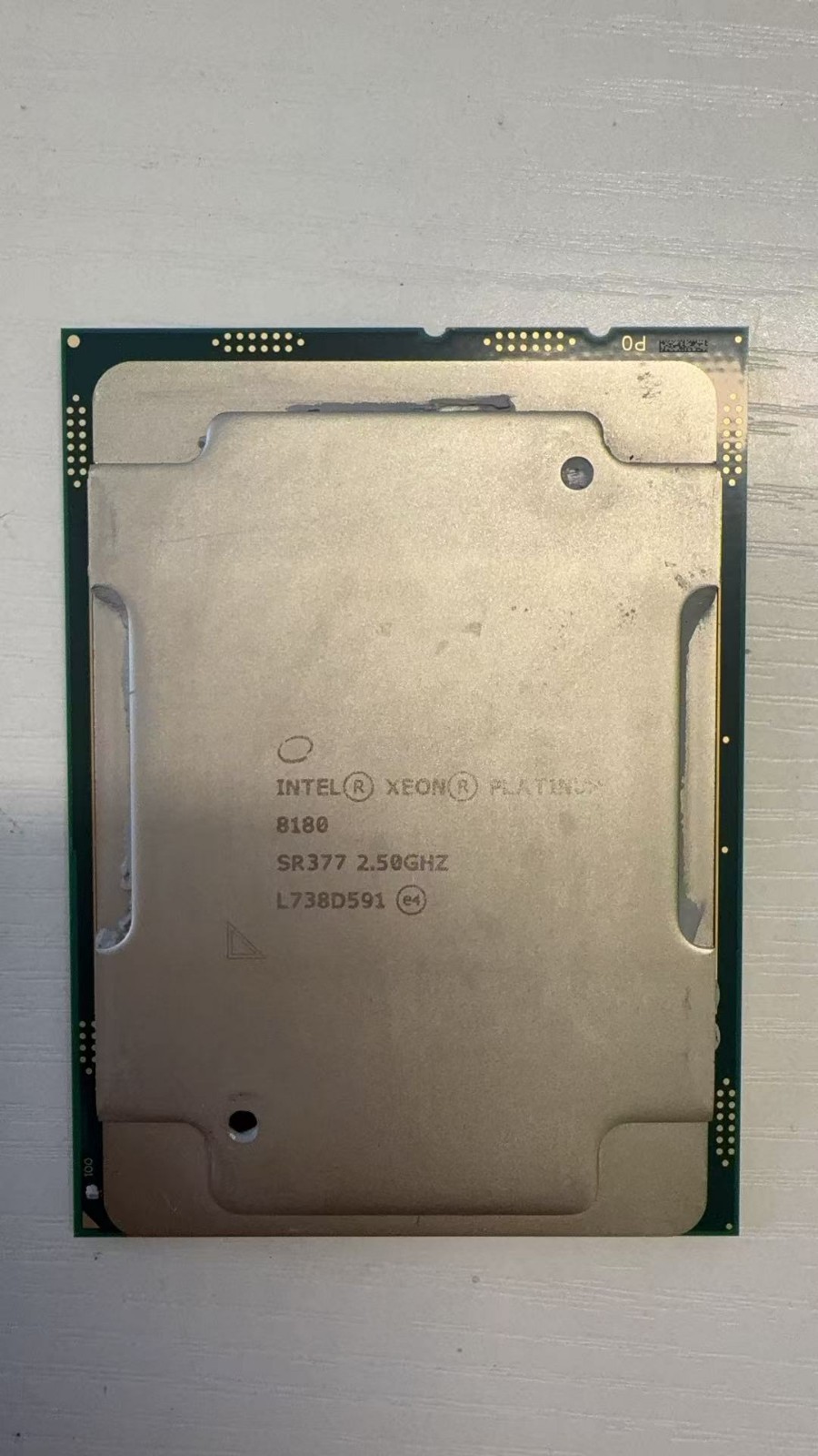 SR377 Intel Xeon Platinum 8180 2.50 GHz 28 Core Processor