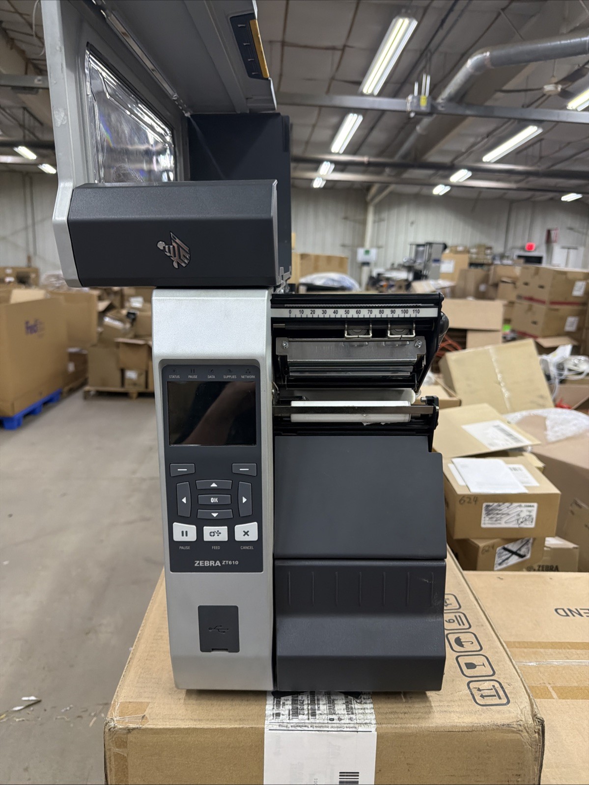 Zebra ZT61042-T010100Z Thermal Printer (TESTED)