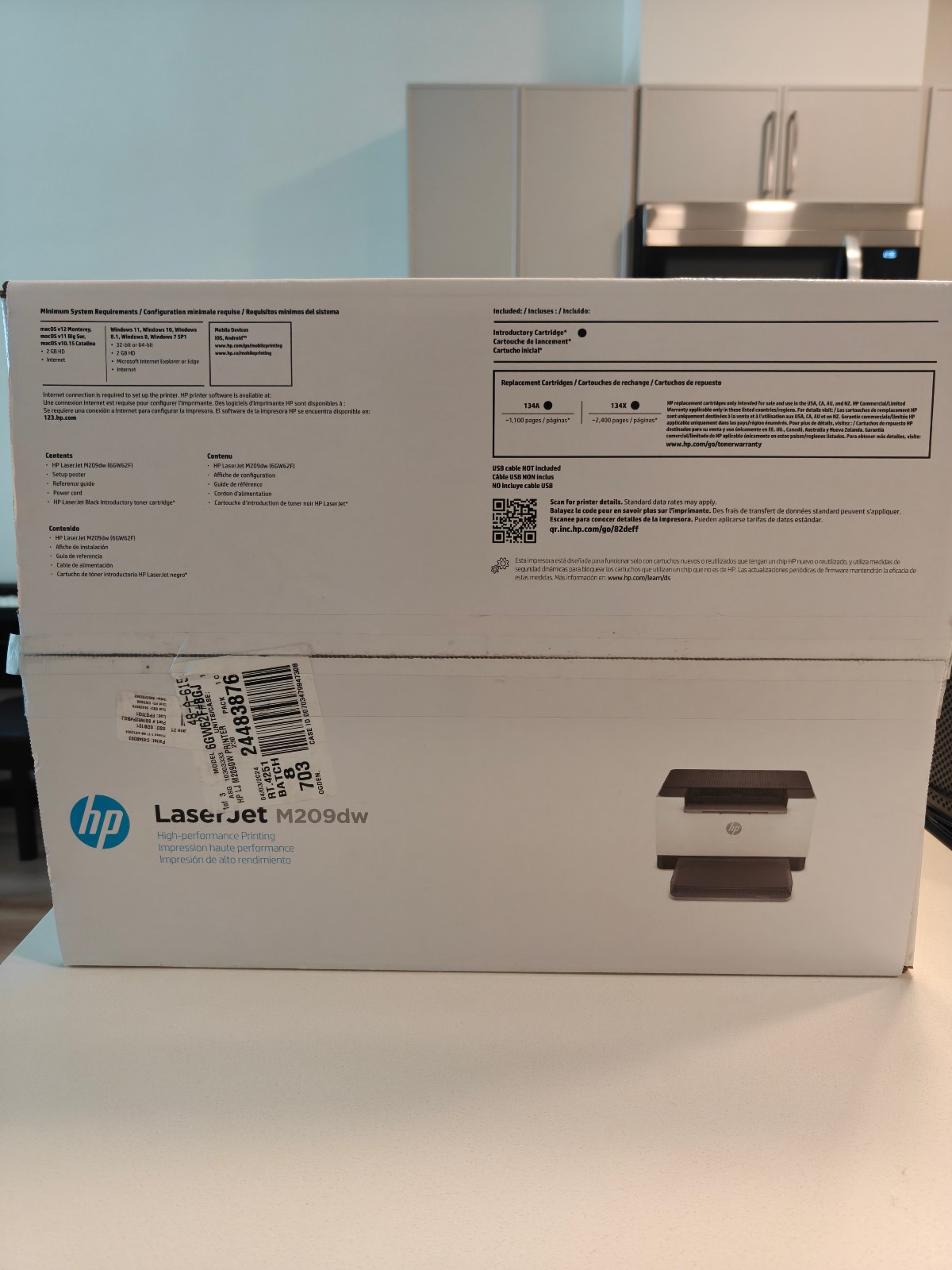 HP LaserJet M209dw Monochrome Laser Printer
