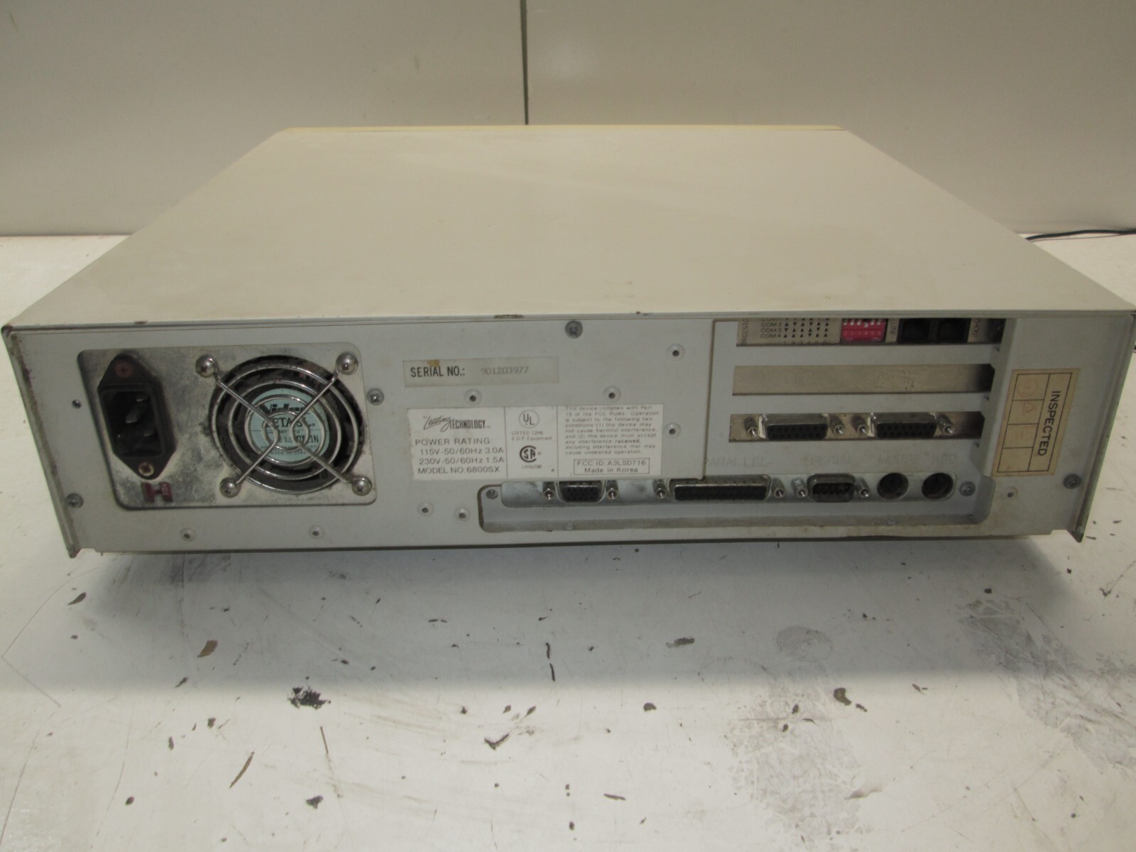 Leading Technology 6800sx Intel 3865 16MHz 1.5MB Ram No HDD