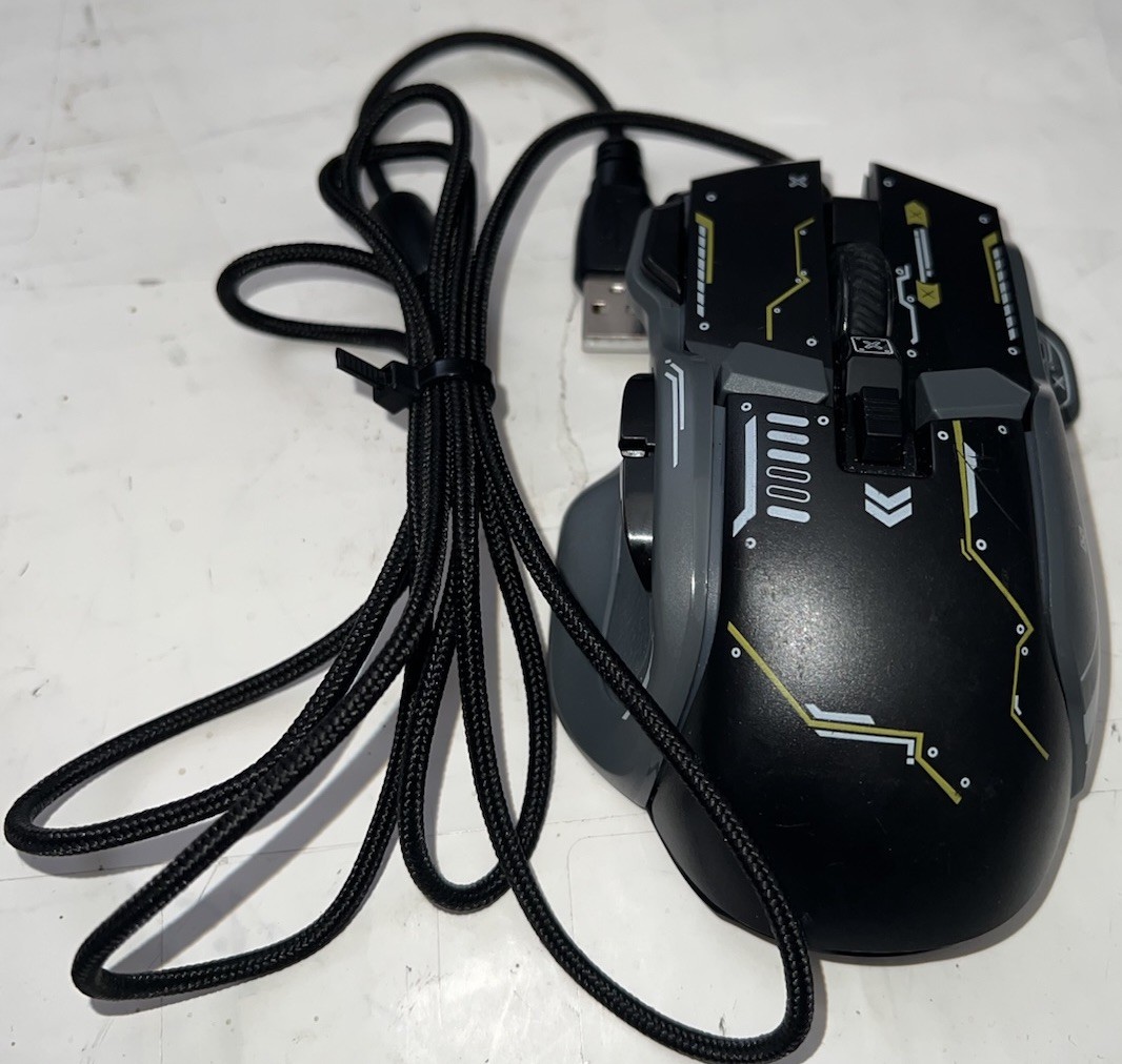 Titan Wired LED Gaming Mouse with 4 Adjustable DPI Modes GA-0536