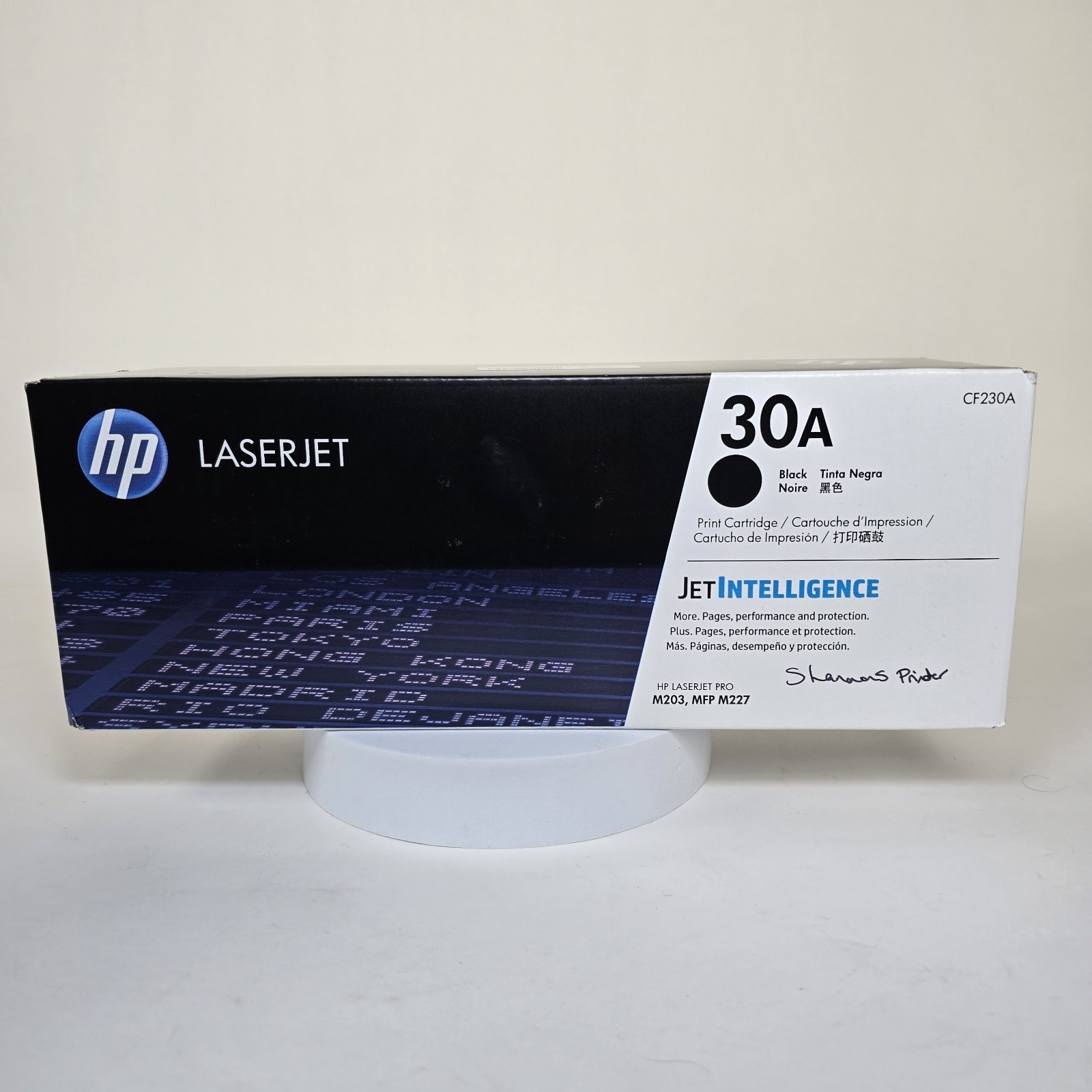 HP 30A CF230A Black LaserJet Toner Cartridge New Sealed OEM Genuine