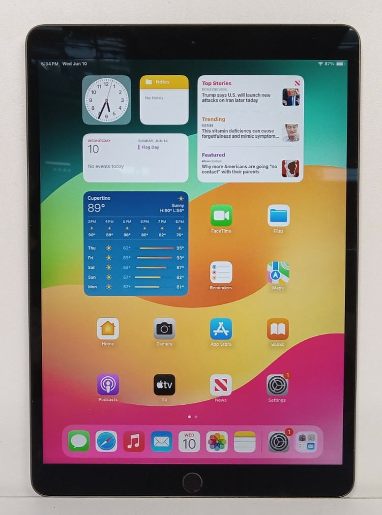 Apple iPad Air 3rd Generation (64GB, Space Gray, Unlocked) – Fully Functional!