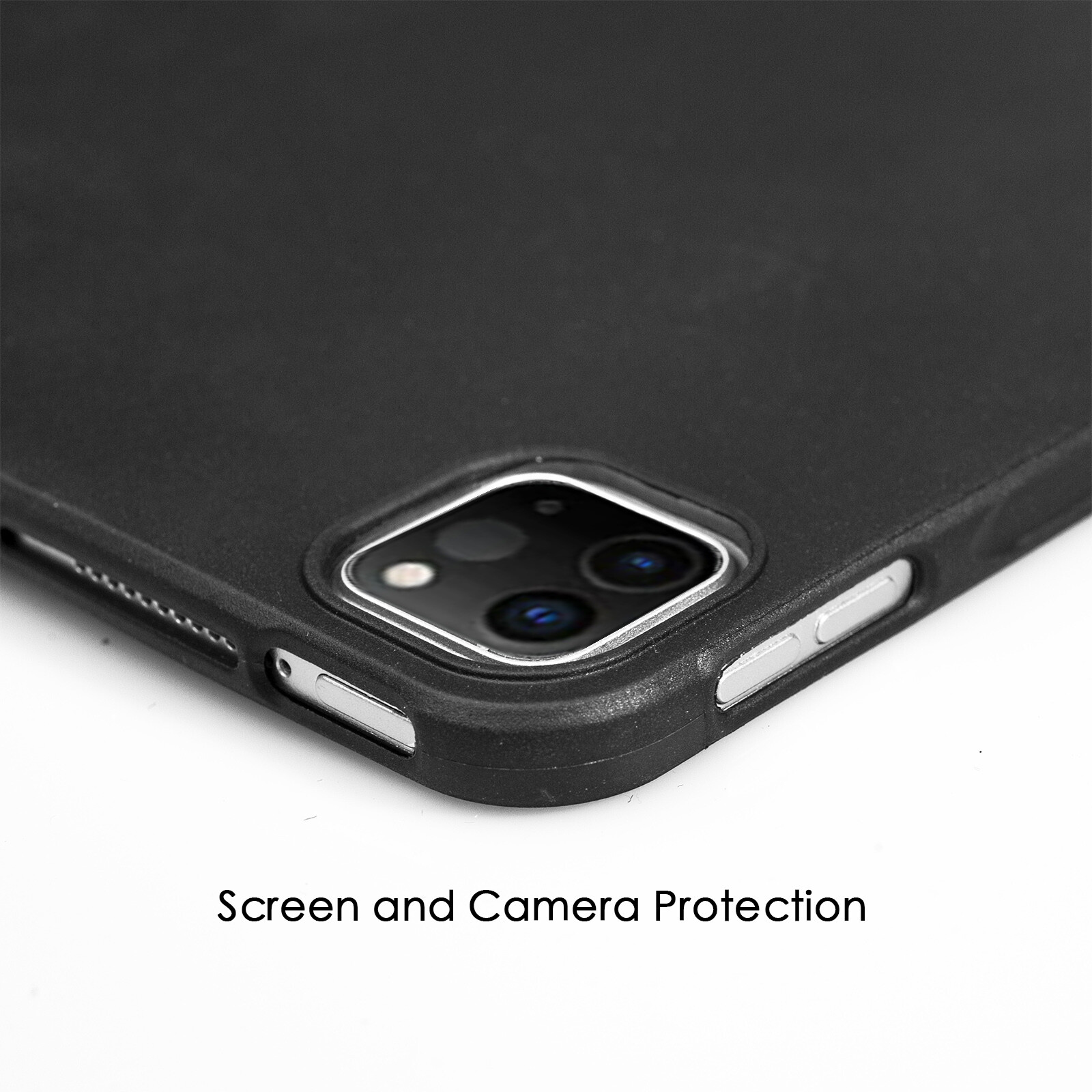 Matte Black TPU Case Back Cover For Apple iPad 7 8 9 10th 10.2″ Air 45 Pro 11″