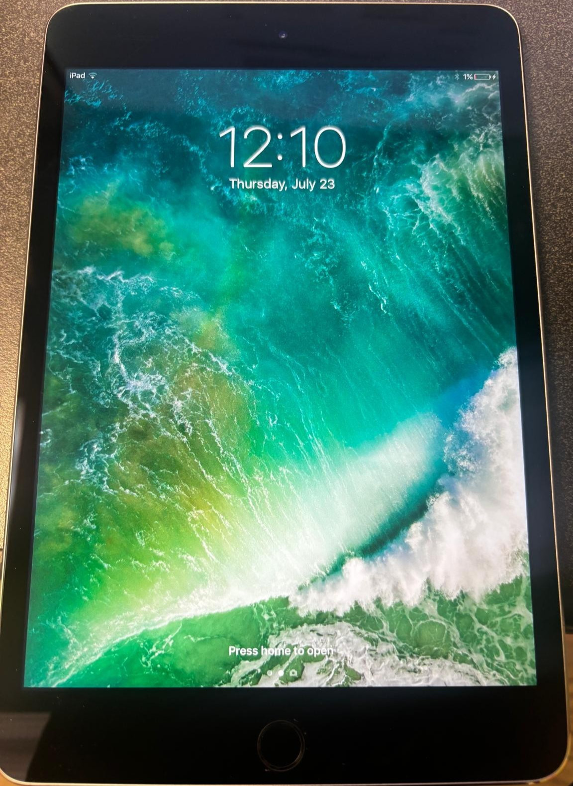 Apple iPad Mini 4 32 GB Tablet Space Grey WiFi Only A1538 MNY12LL/A iOS 10.2.1