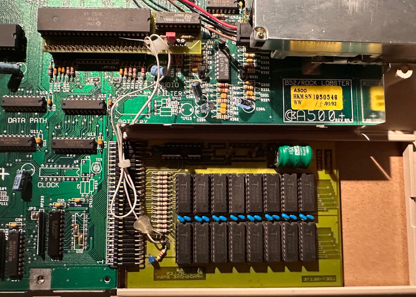 Rossmöller Memory Expansion + GARY Module 1.5 MB For AMIGA 500/A500+, Works