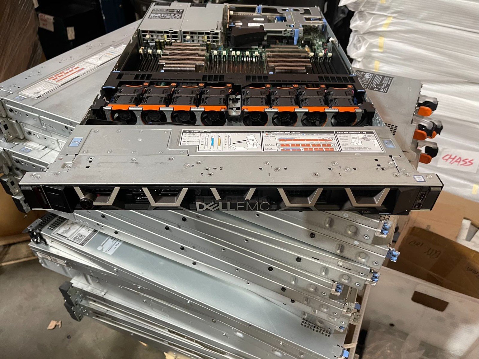 Dell PowerEdge R640 Barebone HG0J8 KG52T 2xHeatsink 2x 1100W No CPU/RAM/HDD
