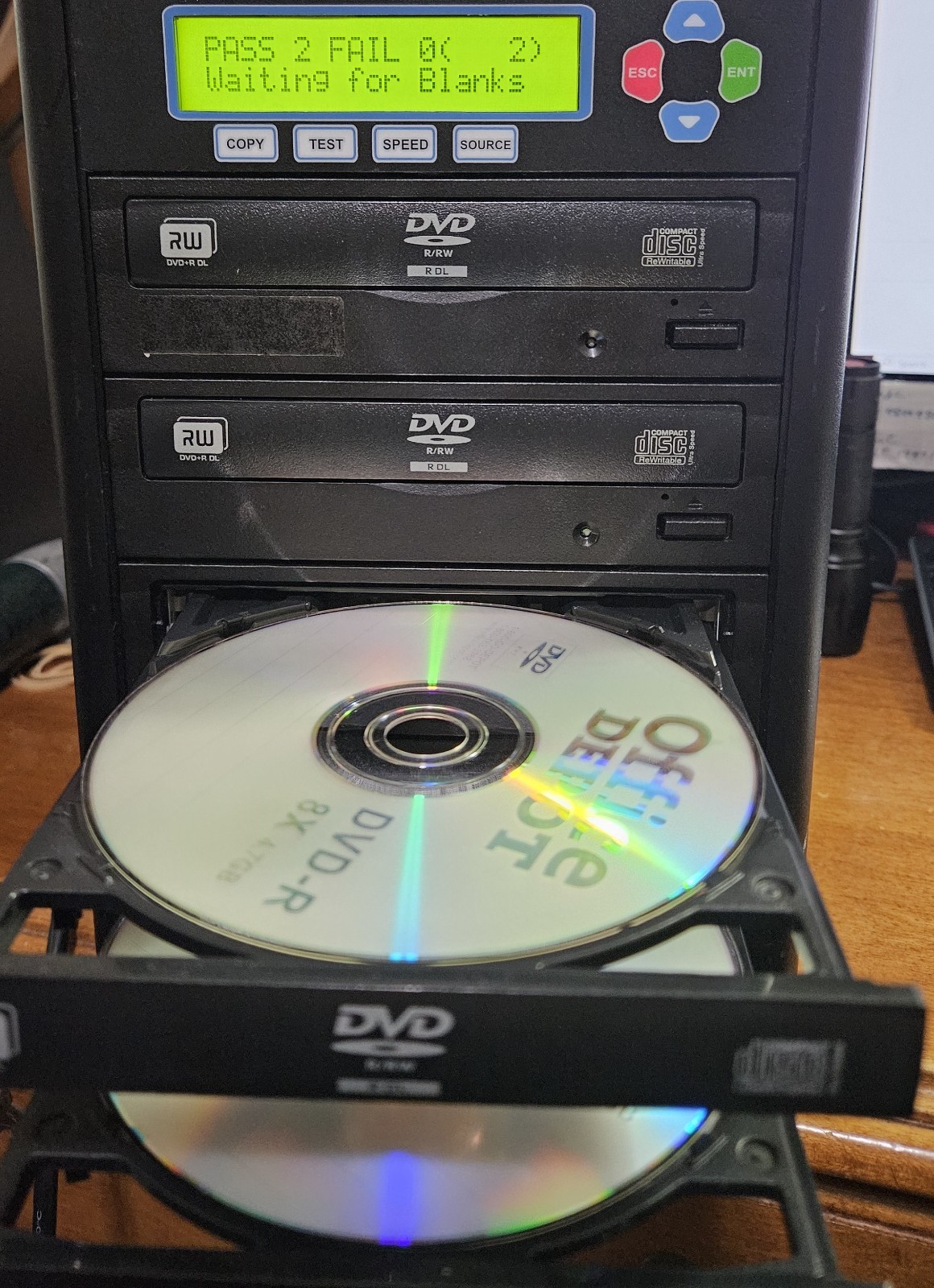 Kanguru Solutions 1-3 DVD / CD DUPE Disc Duplicator – U2DVDDUPE-S3 W/ USB & SATA