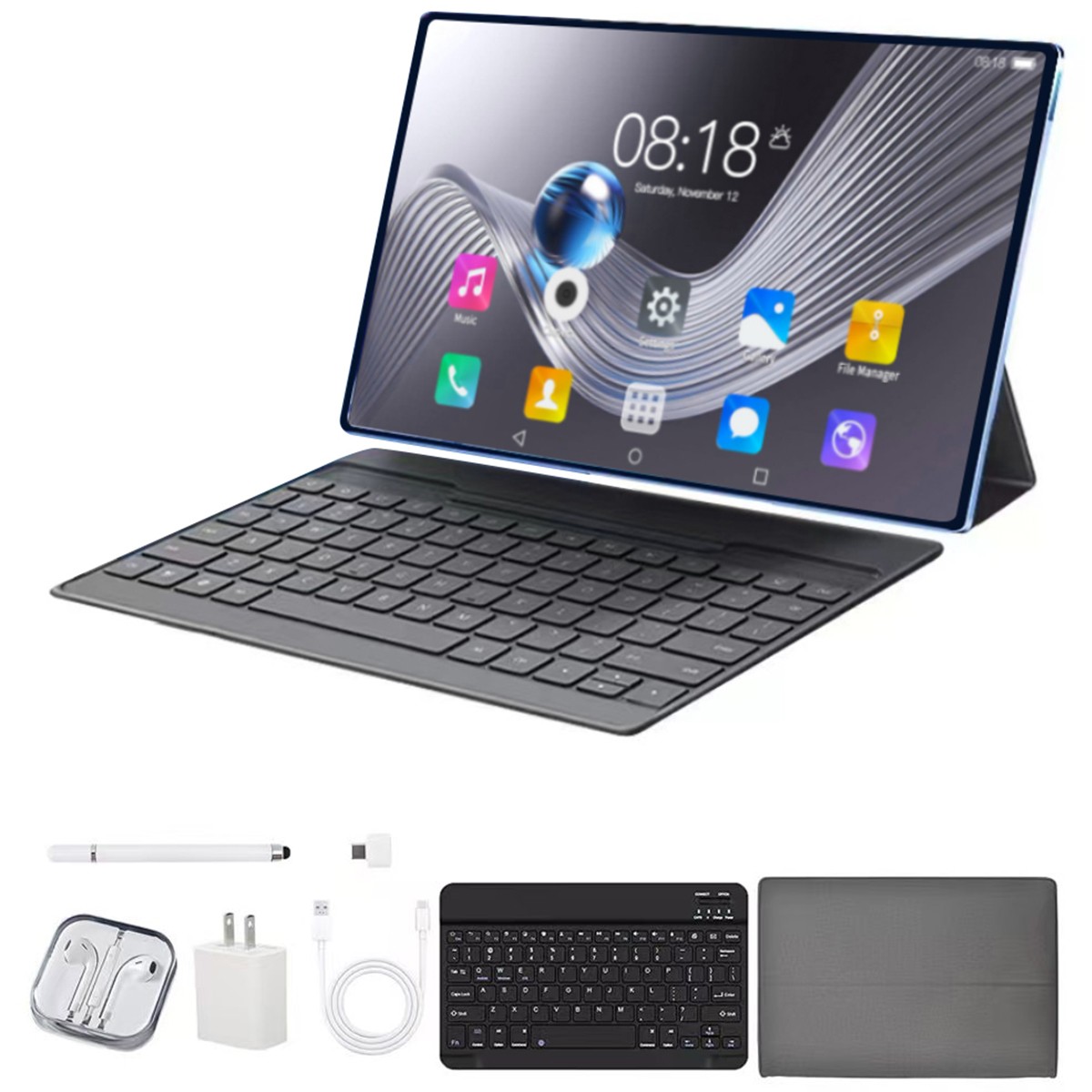 Android 15 Tablet 10 Inch GMS 8 Core 16GB RAM 128GB ROM 1920*1200 HD 8800mAh