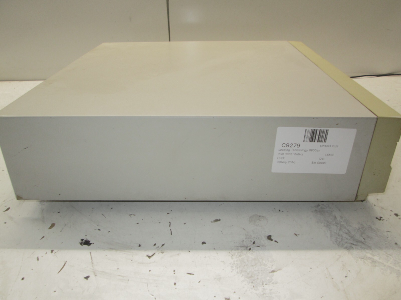 Leading Technology 6800sx Intel 3865 16MHz 1.5MB Ram No HDD