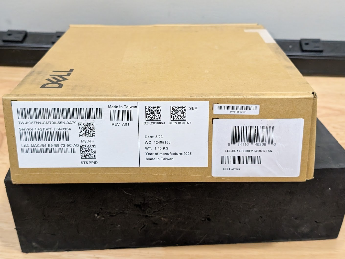 Dell Pro Dock WD25 USB-C Docking Station 130W Power Delivery HDMI 2.1 DP 1.4