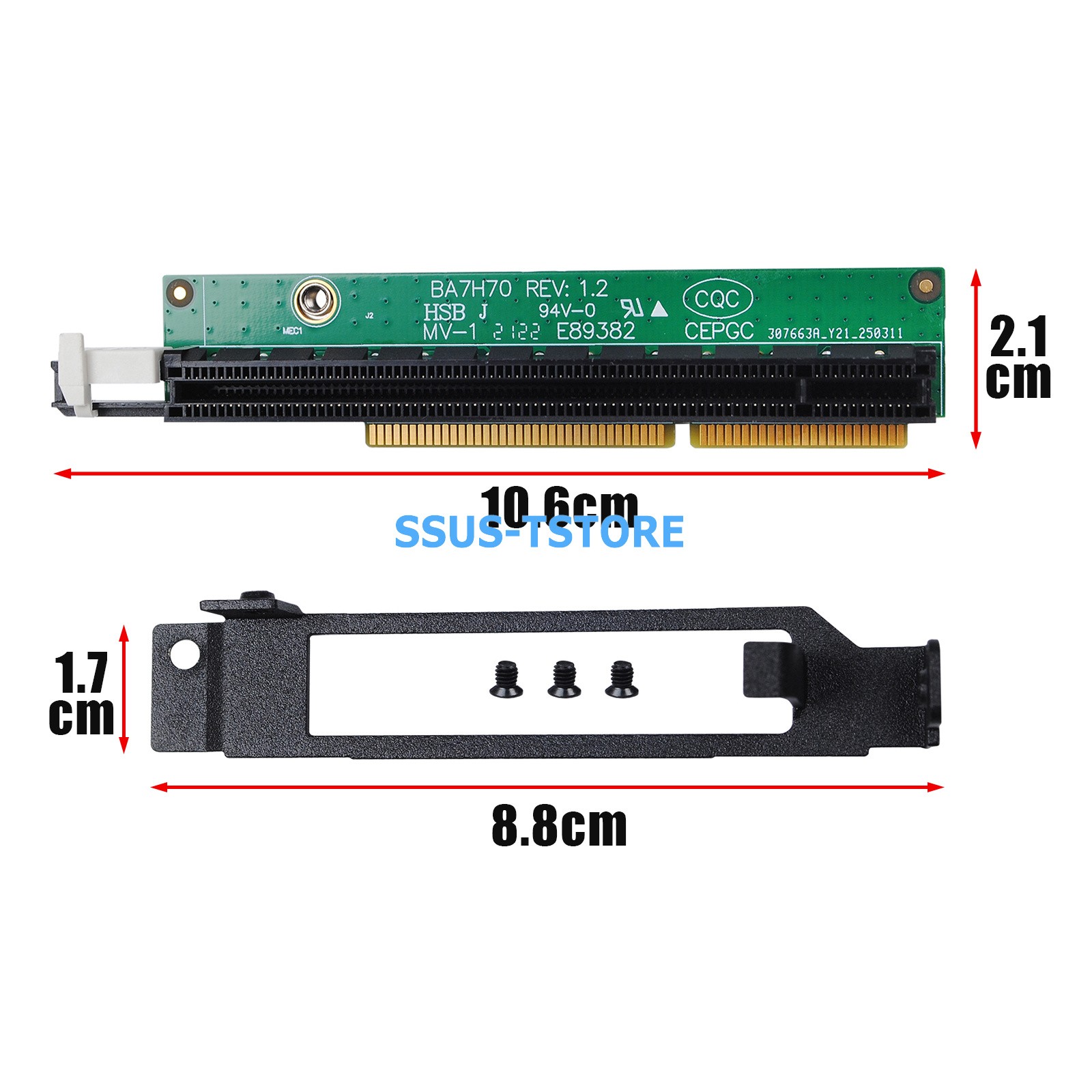 For Lenovo ThinkCentre M920q M920x M720q P330 Tiny5 PCIE16 Riser Card 01AJ940