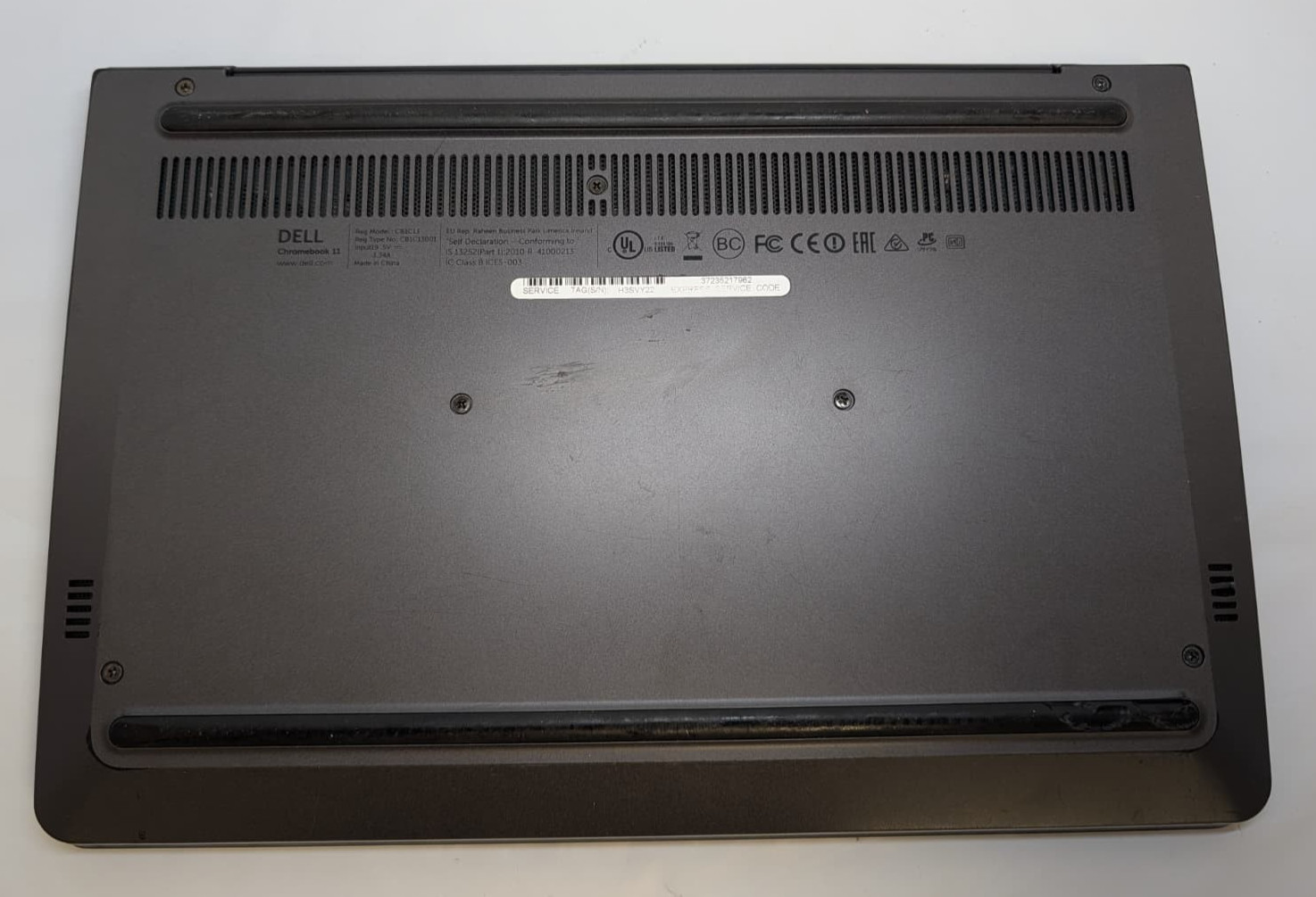 Dell Chromebook 11 CB1C13 Celeron 2955U 1.4Ghz 4GB Ram 16GB SSD Black NO CHARGER
