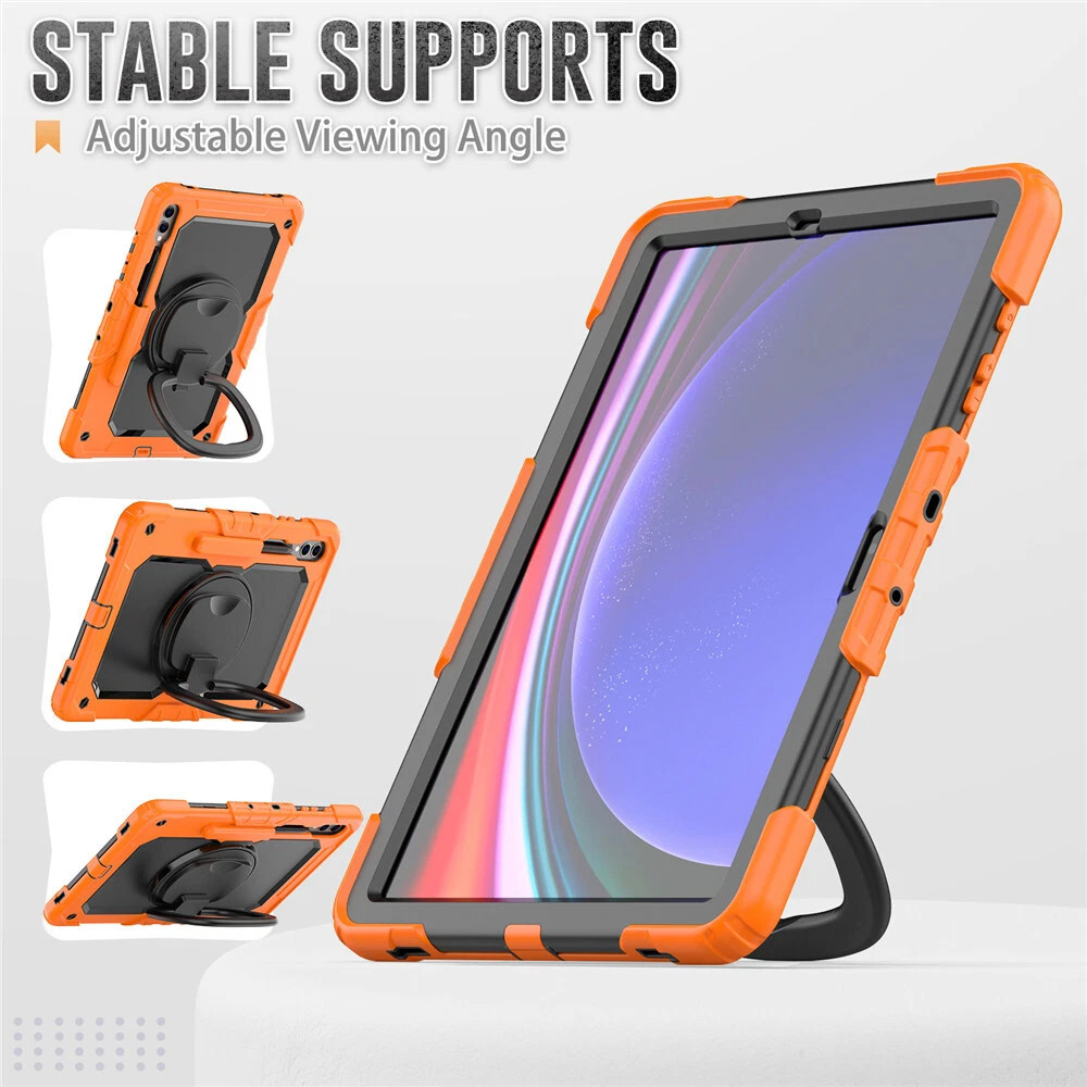For Samsung Galaxy Tab S10 Ultra S9 Plus Tablet Shockproof Rugged Case Cover