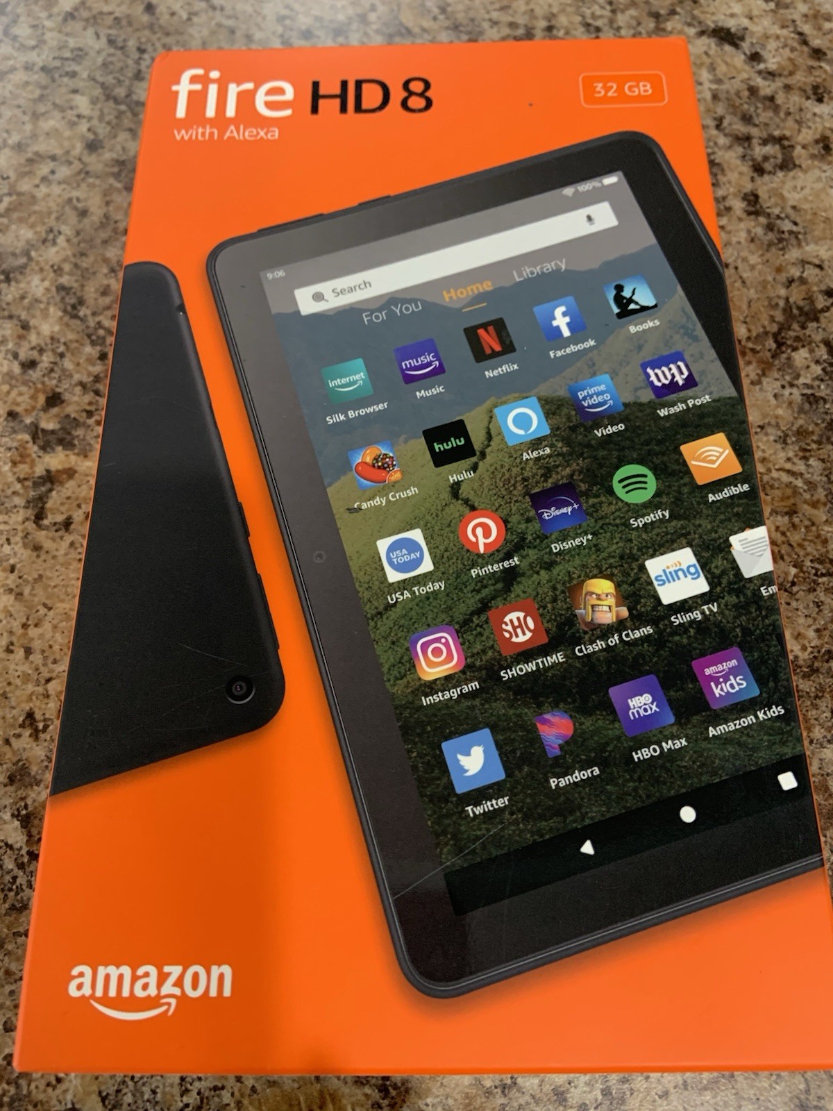 Amazon Fire HD 8 Tablet w/ Alexa 8in 32GB 2GB RAM Wi-Fi Black