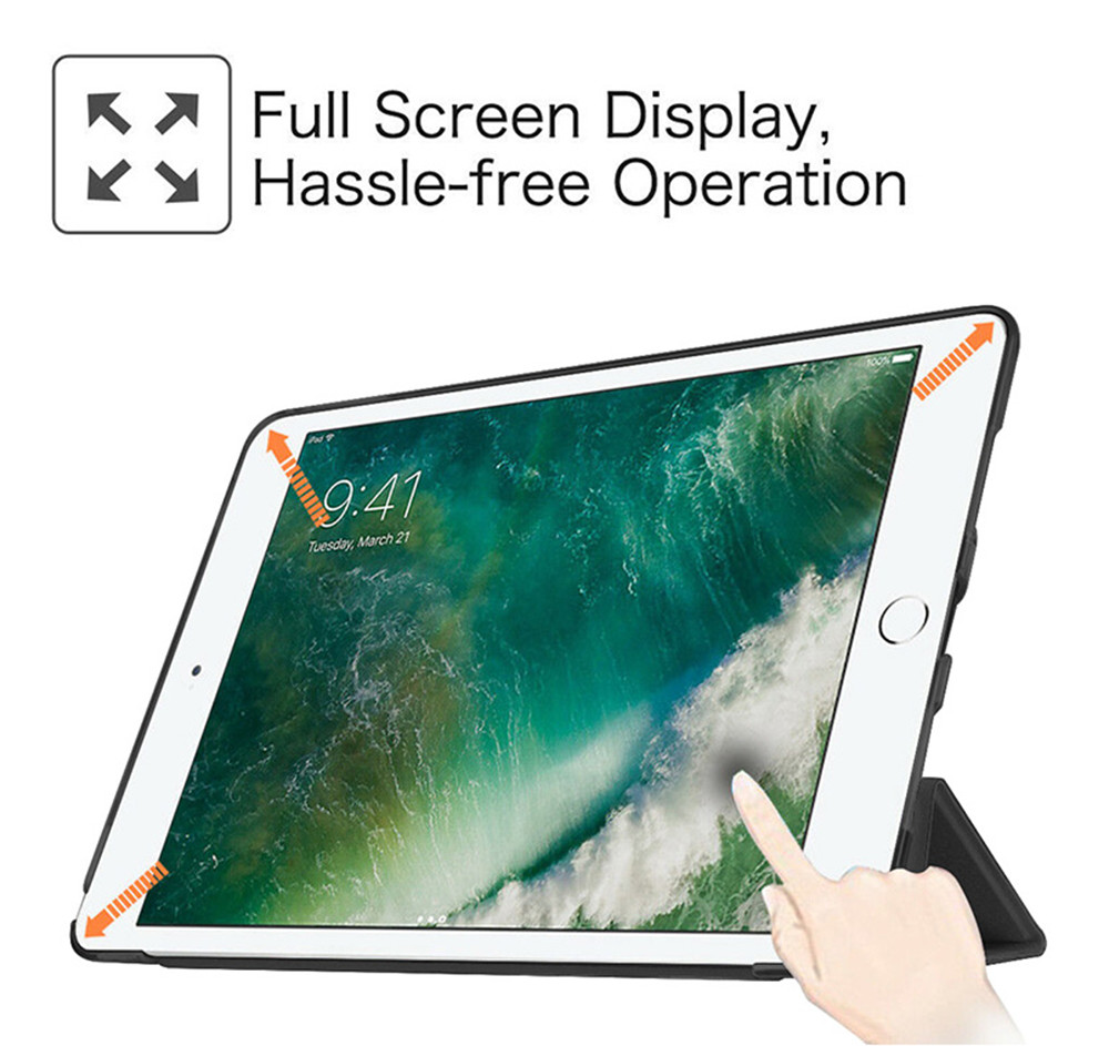 For iPad 6th 5th Generation Air 1 2 Mini 1 2 3 4 5 Case Smart PU Leather Cover