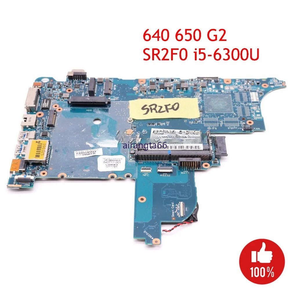 840717-001 Mothebroard For HP Probook 640 G2 6050A2723701-MB-A02 I5-6300U UMA