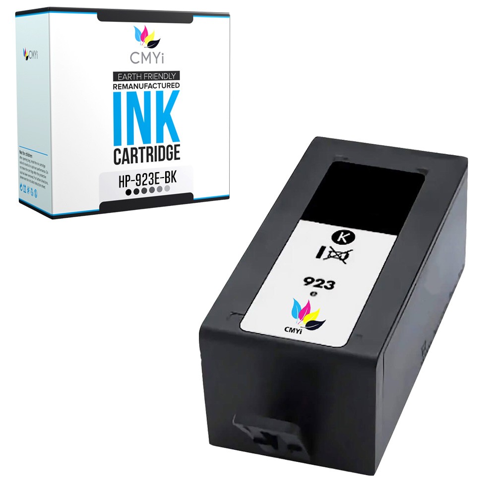 1-Pack Replacement 923e Black Ink Cartridge for HP OfficeJet Pro 8138e, 8139e