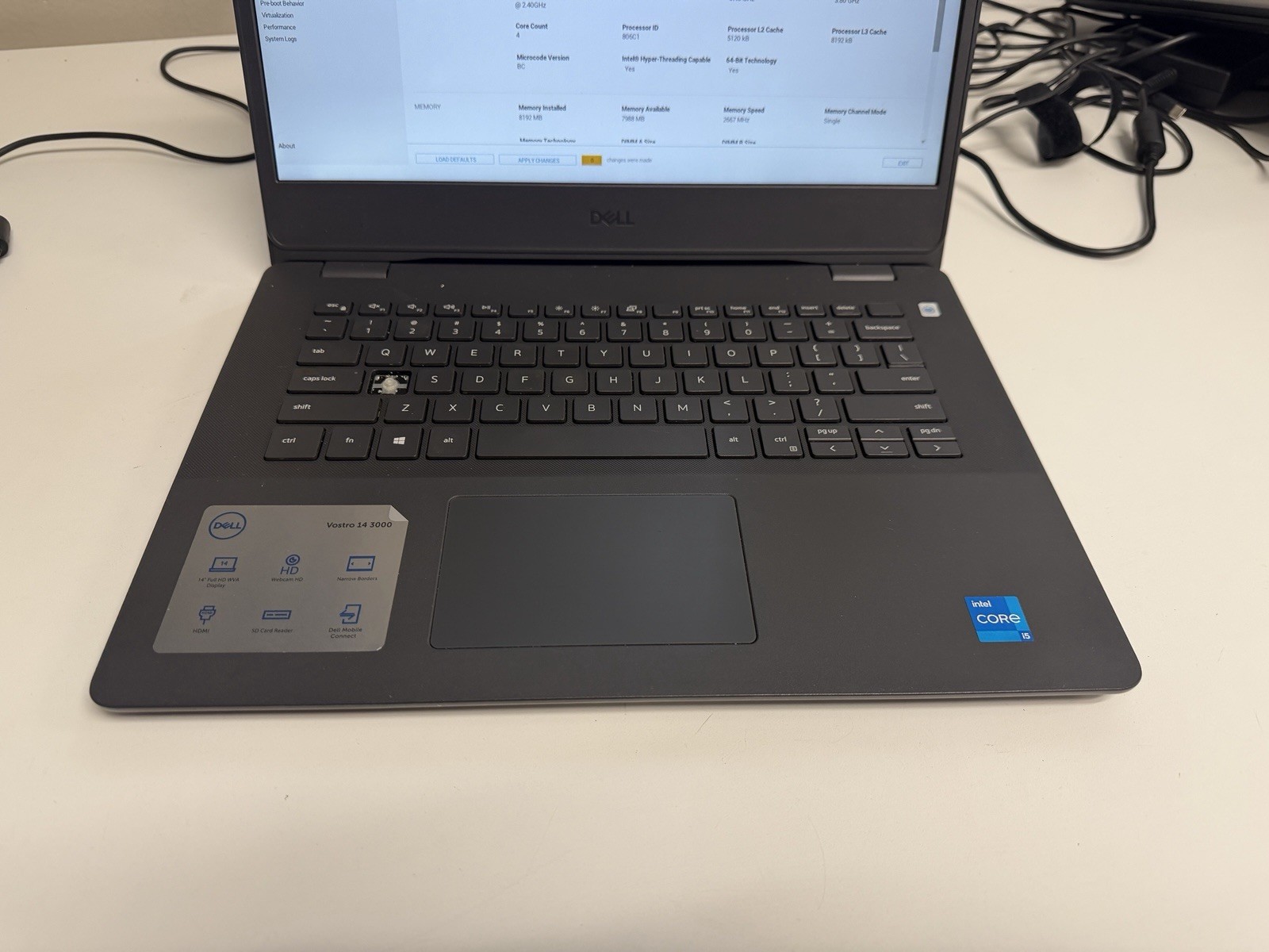 ✅ Dell Vostro 3400 ✅ 14″ FHD ✅ i5-1135G7 8GB RAM ✅ 256GB NVMe Win 11 Pro ✅ HDMI