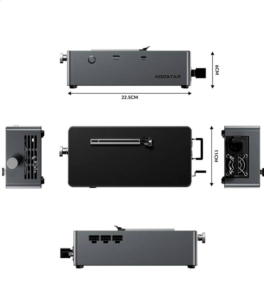 AOOSTAR AG02 eGPU docking station with OCulink + USB4 port
