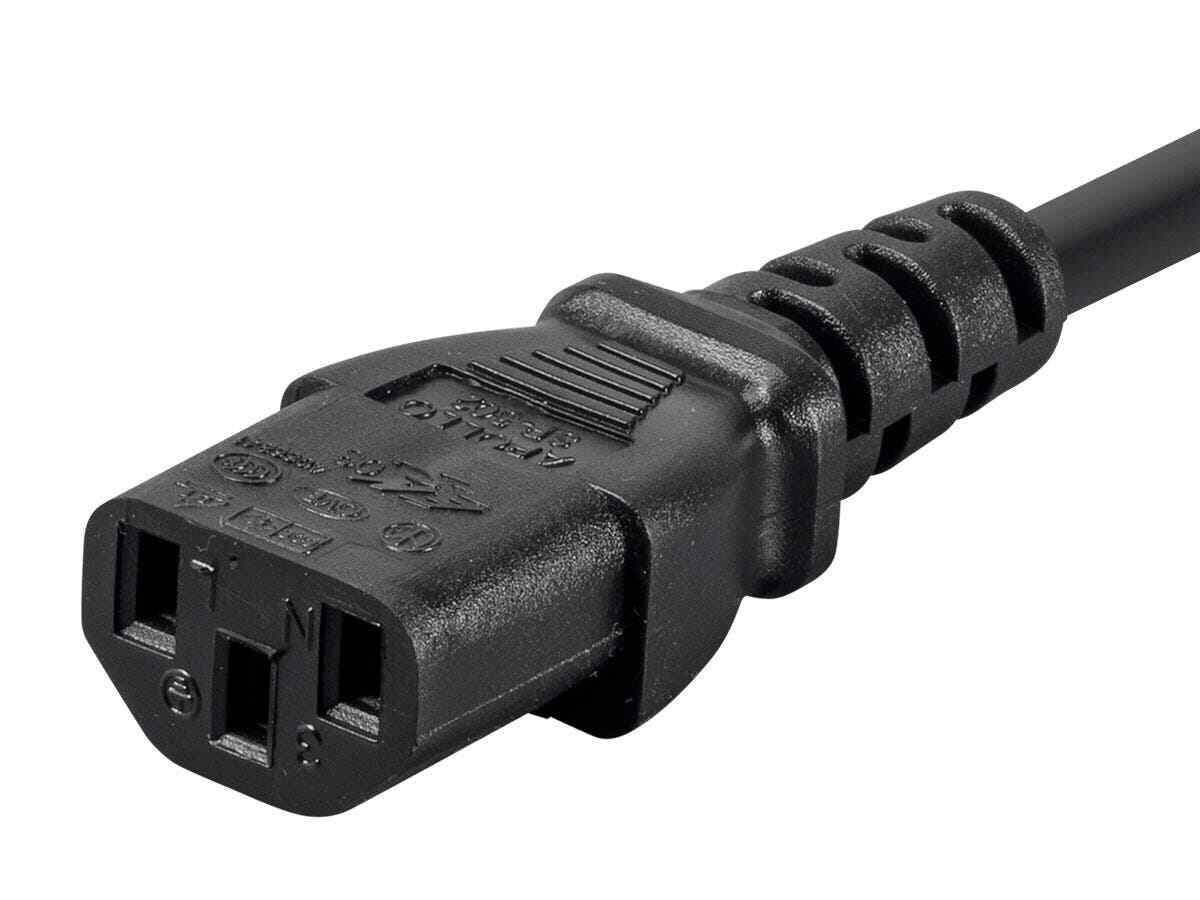 3ft UL Power Cord E322424 3x18AWG (0.824mm), 300V, 3-Prong VW-1, 105c, 3ft