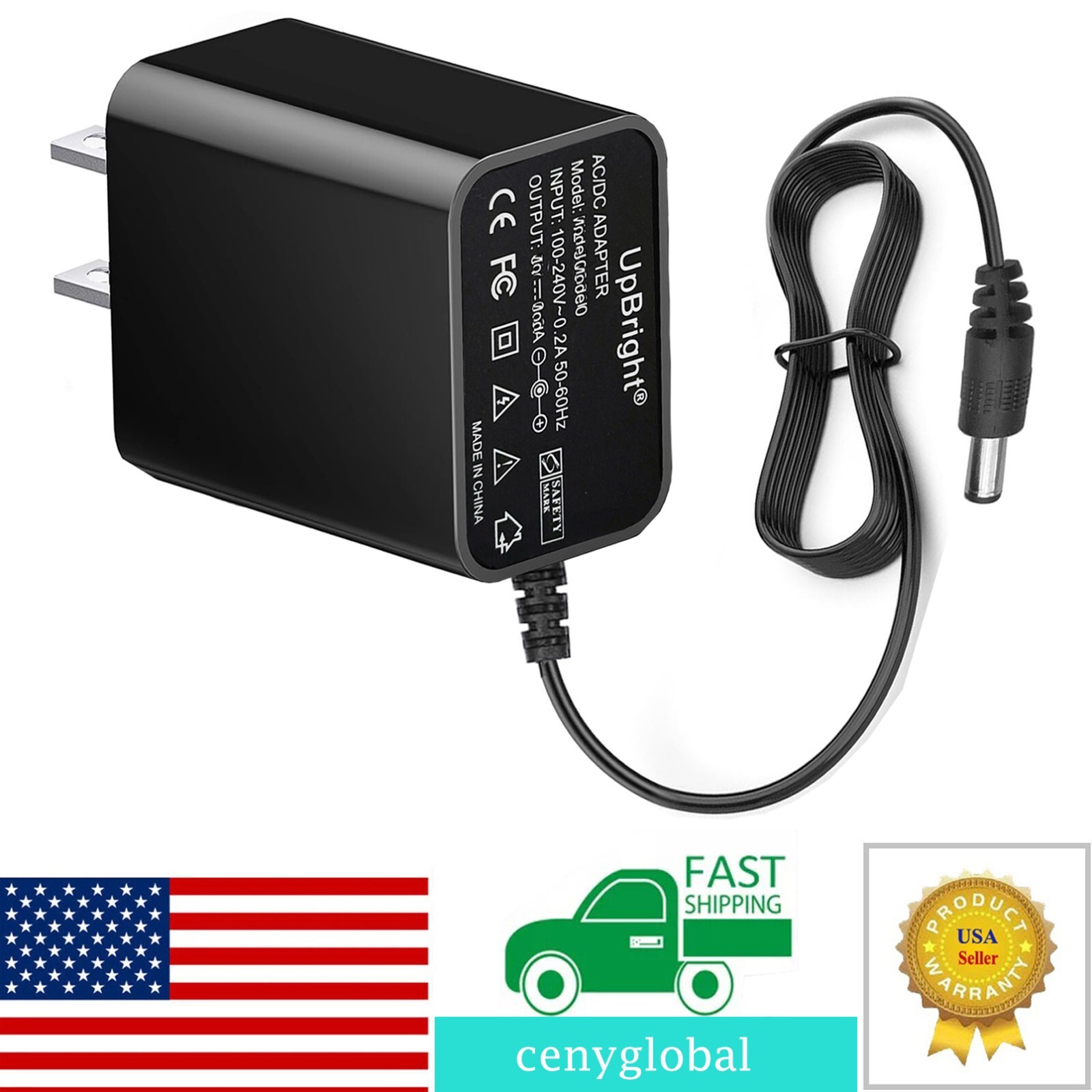AC Adapter For Hyper Tough 4-Volt 4V Cordless Rotating Screwdriver Power Supply