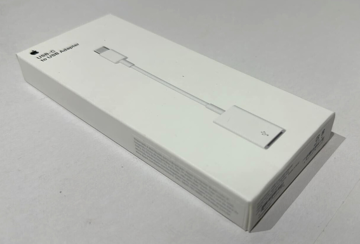 Apple USB-C to USB Adapter for Mac A1632 – Genuine (MJ1M2AM/A)