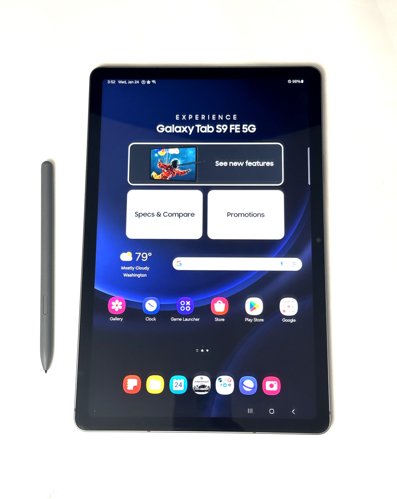 Unlocked Samsung Galaxy Tab S9 FE 5G, 128GB – Live Demo