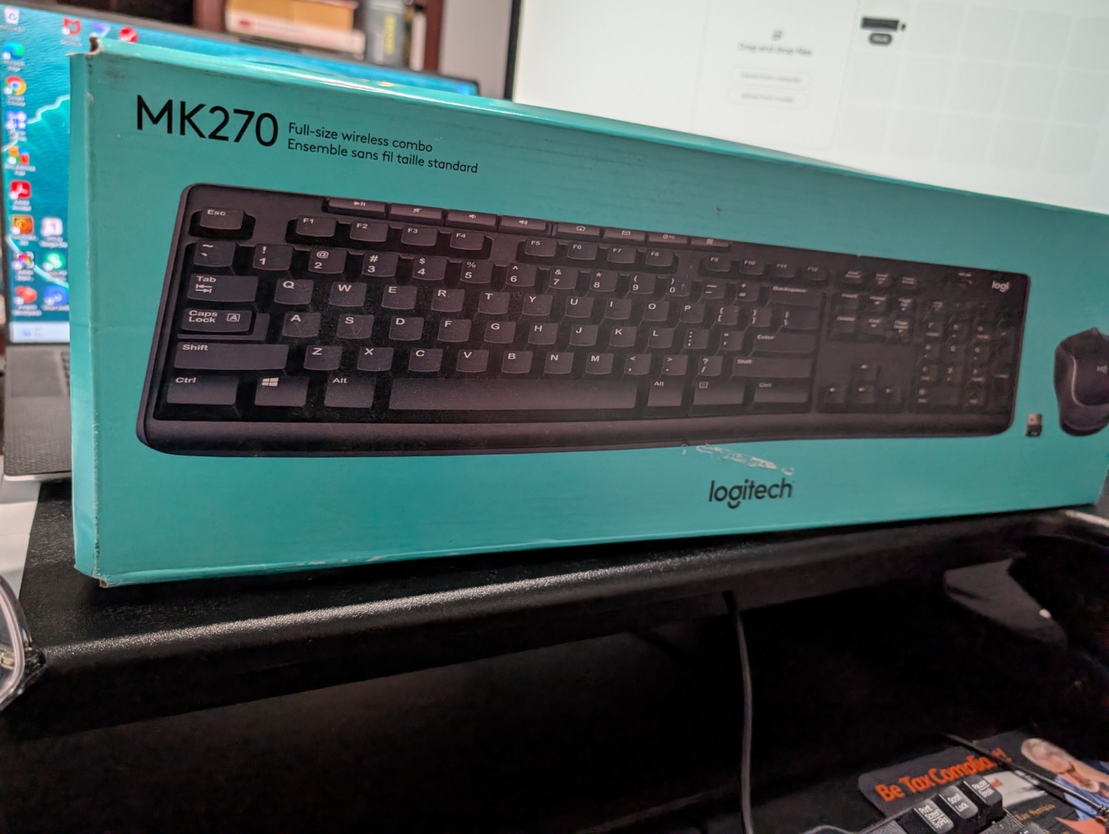 Logitech MK270 Wireless Keyboard and Mouse Combo – Black (920-008813)
