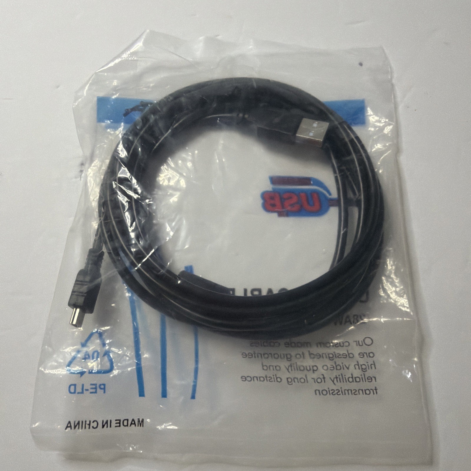 20ft USB 2.0 Computer Cable 28AWG+24AWG Hi speed High Quality New Free Shipping