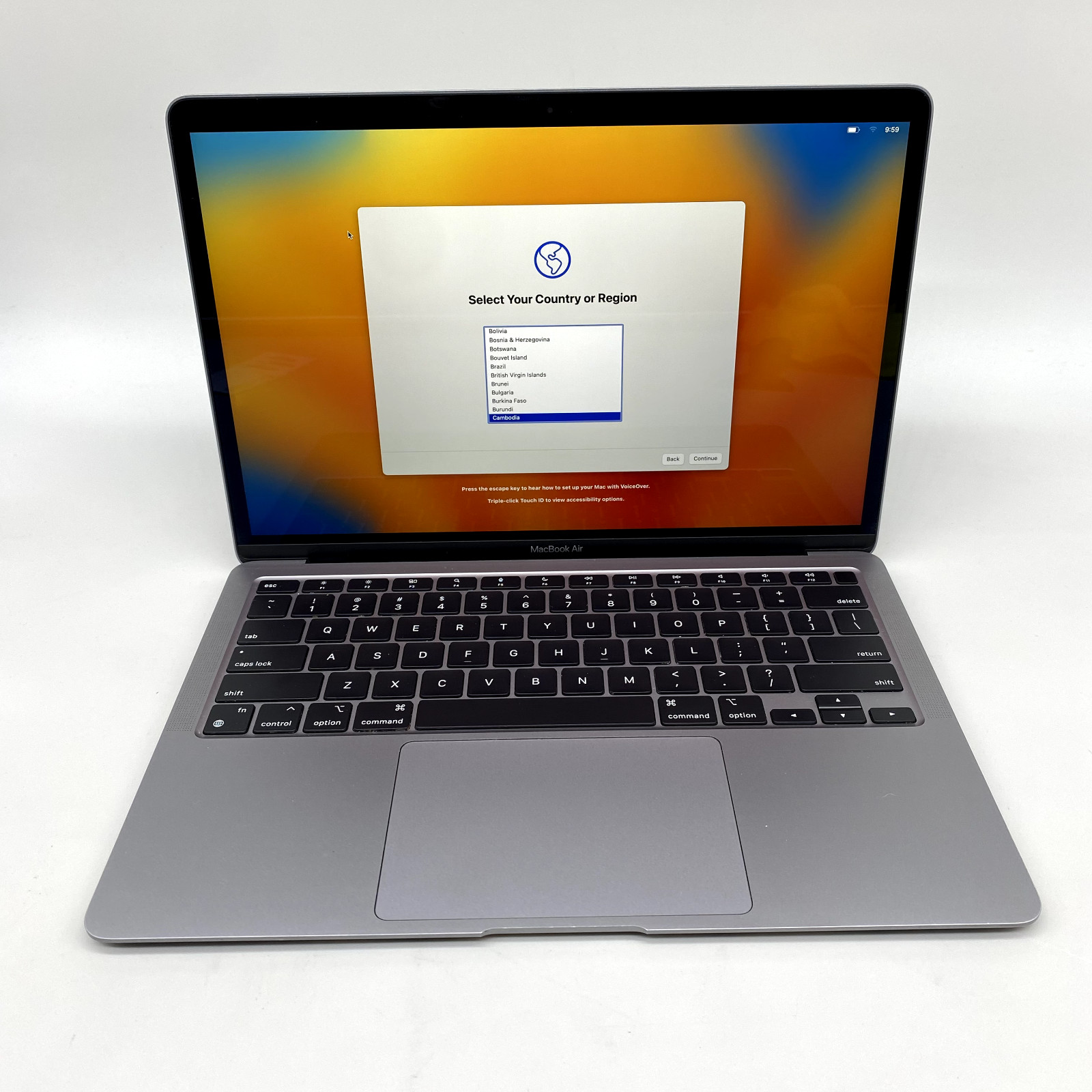 Apple MacBook Air 13″ A2337 2020 M1 3.2GHz 8GB DDR4 128GB SSD Gray FAIR/DENT