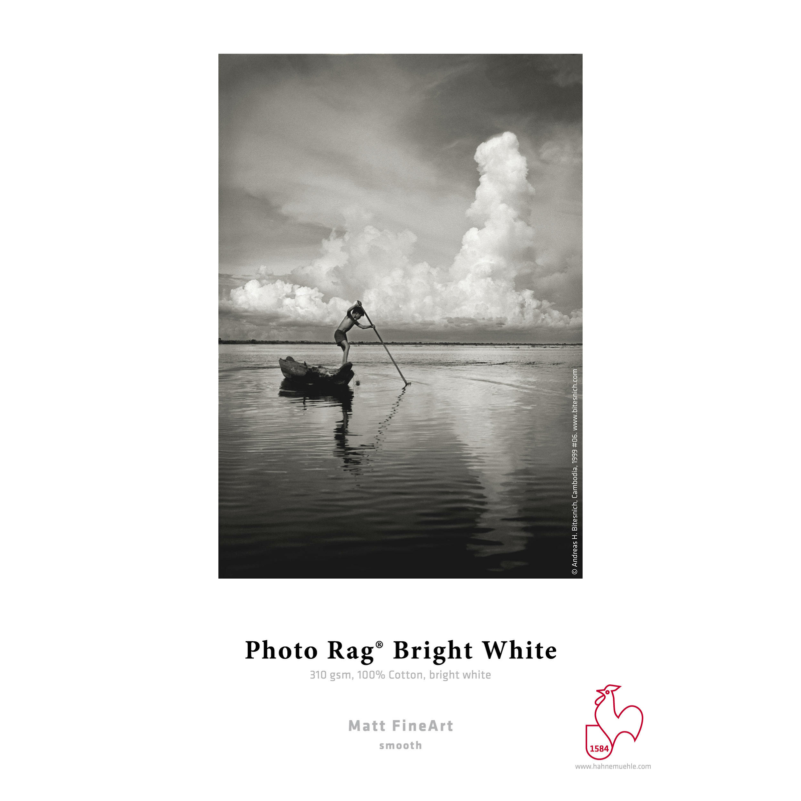 Hahnemuhle Photo Rag Bright White Paper 310gsm | 8.5 x 11″ – 25 Sheets(10641442)